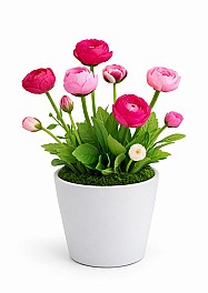 Flori artificiale in ghiveci HH04001 roz