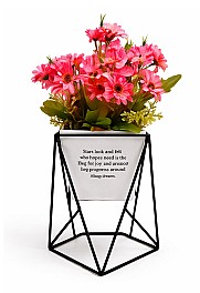 Flori artificiale in ghiveci HH04023 roz