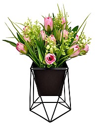 Flori artificiale in ghiveci HH04025 roz