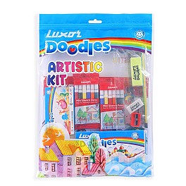 Set pentru scoala cu 10 piese Luxor Artistic Kit 2734