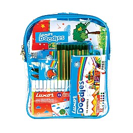Set pentru scoala cu 10 piese Luxor Buddung Artistic Kit 2735