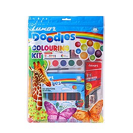 Set pentru scoala cu 10 piese Luxor Colouring Kit 2732