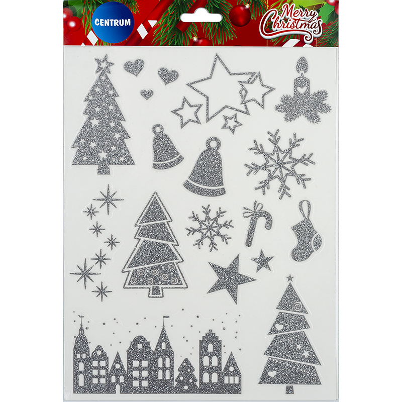 Autocolante decorative 26.5x20 cm Centrum Merry Christmas 80951