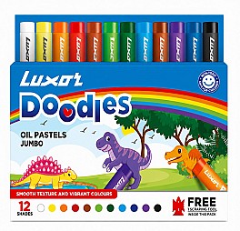 Set pastel 12 cul. LUXOR 2382 Jumbo
