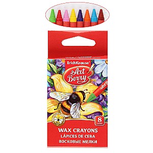 Creioane cerate ErichKrause 34929 ArtBerry, 8 culori