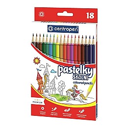 Карандаши 18 цв. Centropen 9521/18 треуг.