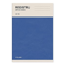 Registru  A4  48 foi patratele, coperta colorata 4851 albastru