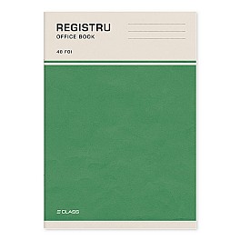 Registru  A4  48 foi patratele, coperta colorata 4853 verde