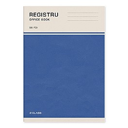 Registru  A4  96 foi patratele, coperta colorata 9651 albastru