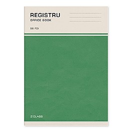 Registru  A4  96 foi patratele, coperta colorata 9653 verde