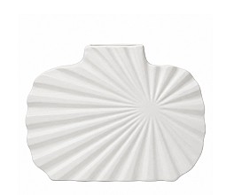 Vaza din ceramica 22 cm HH04302 alb