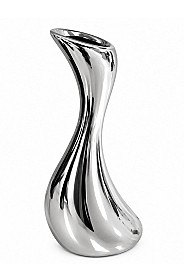 Vaza din ceramica 24,5 cm HH04320 argintiu