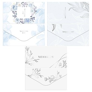 Plic pentru bani MESHU 85*164mm 65057 laminare mat, 3 design-uri