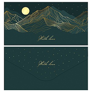 Конверт для денег MESHU 85*164мм 65049 матовая ламинация