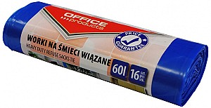 Saci de gunoi OFFICE PRODUCTS 22024329-01, 60L, 16 bucati