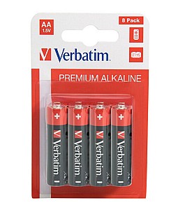Set baterii Verbatim AA LR6 49503, 8 bucati