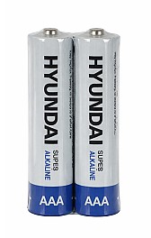 Батарейки Hyundai AAA LR03, 2 штук