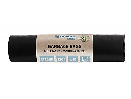 Saci de gunoi 120L.  10 bucati STRONG 22021432-05 negru