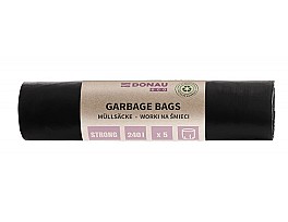 Saci de gunoi 240L.   5 bucati STRONG 22021457-05 negru