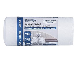 Saci de gunoi cu manere  20L. 30 bucati 22234469-14 albe