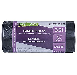 Saci de gunoi cu legaturi  35L. 50 bucati 22383313-05 negru