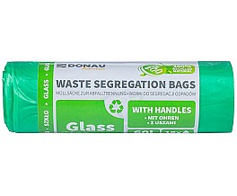 Saci de gunoi cu manere  60L. 16 bucati 22574429-02 verde